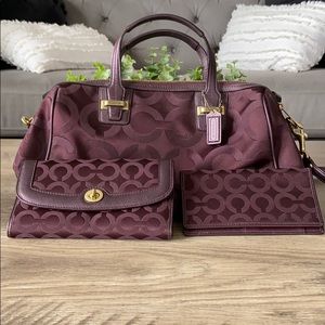 Coach Bag with matching wallet